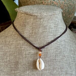 Beachy Cowrie Shell Necklace